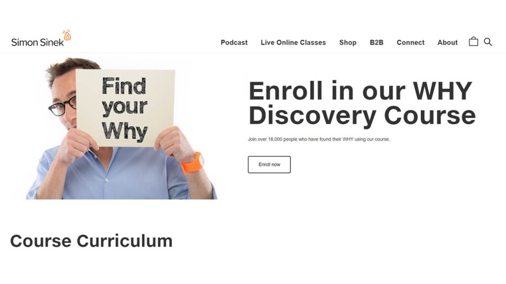 Simon Sinek – Why Discovery Course