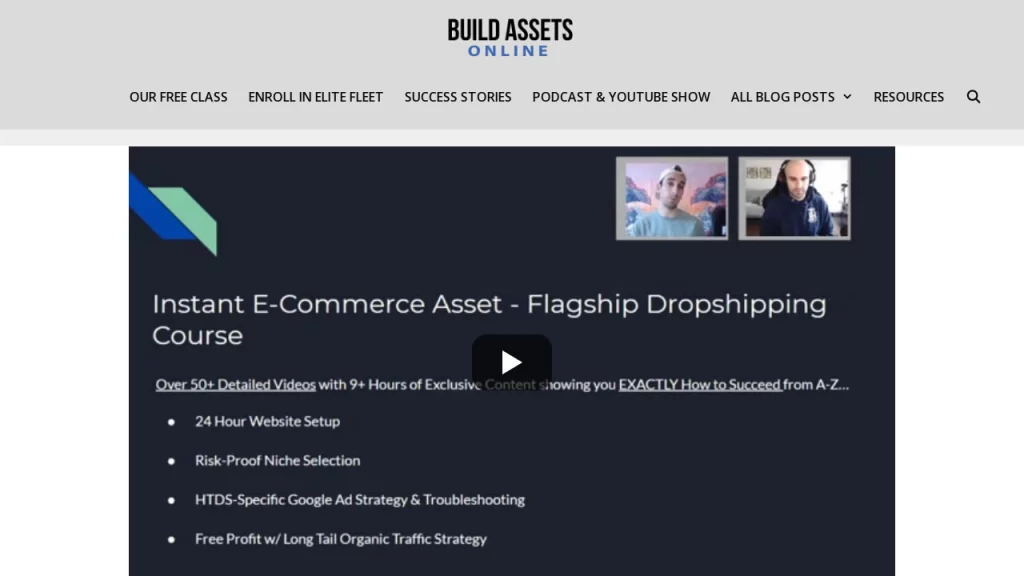 Build Assets Online – Elite Fleet Plus